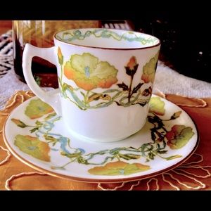 Vintage demitasse cup and saucer